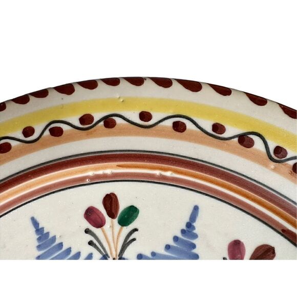 Two Hand Painted “Tuscany” Ceramic 11” Plates - Picture 6 of 9